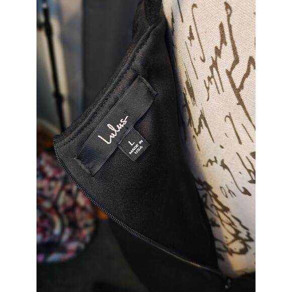 Women's LuLus Black Formal Dress Size Large EUC - Picture 3 of 4